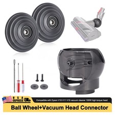 Ball Wheel Vacuum Head Connector for Dyson V10 V11 V15 High Torque Cleaner Head