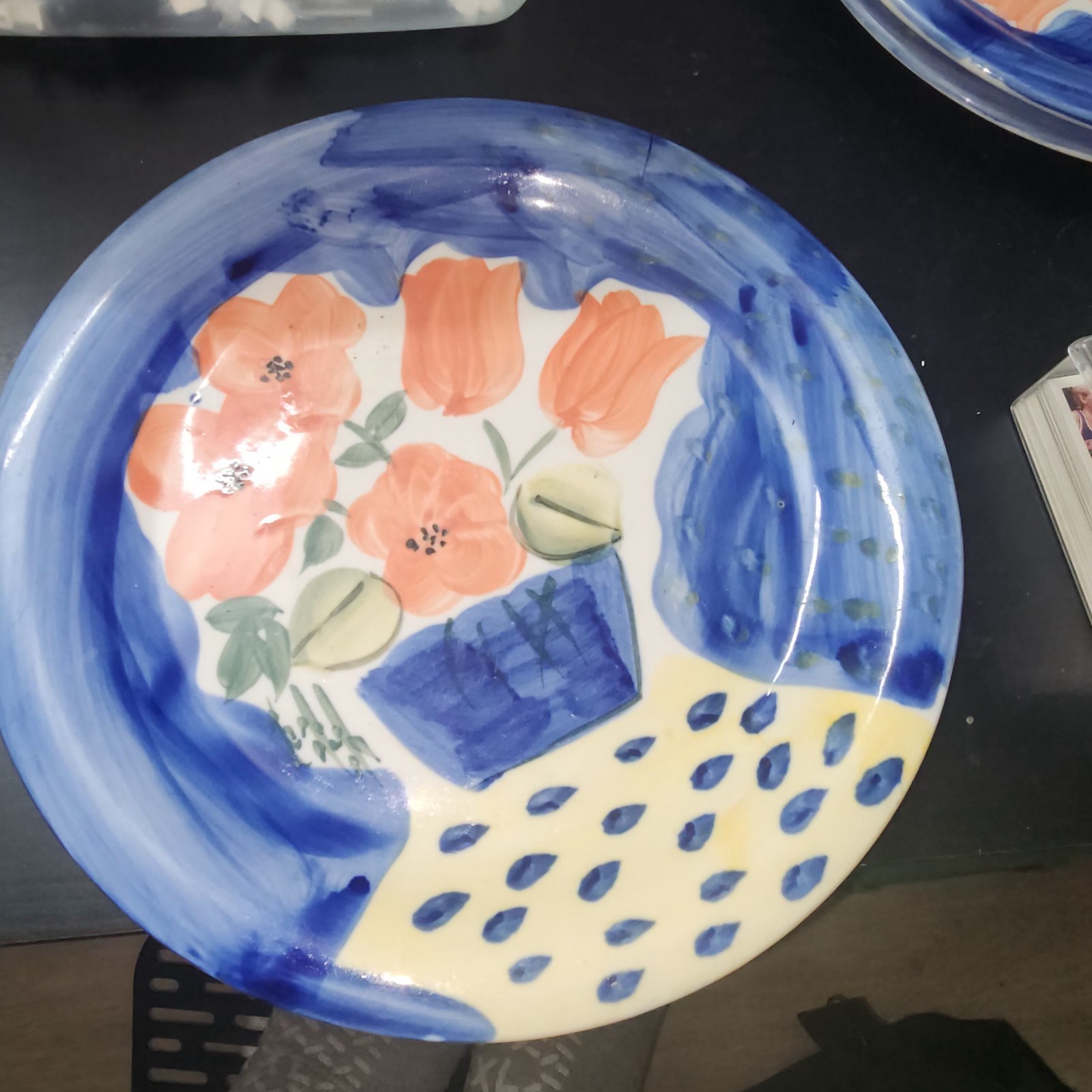 Gibson Hand-Painted Floral Dinner Plates 10.5” Set of 3 | Gently Used