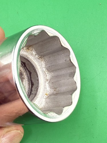 SK S-k 40140 1/2" Drive 12 Point 1-1/4" Shallow SAE Socket USA Nice - Picture 3 of 5