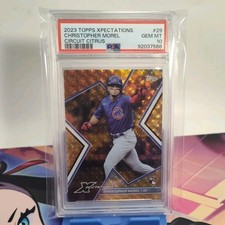 2023 Topps Xpectations Christopher Morel #29 Circuit Citrus /25 Cubs PSA 10