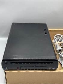 Nintendo Wii U 32gb Console Deluxe Set Black System Nintendo Land {Original Box}