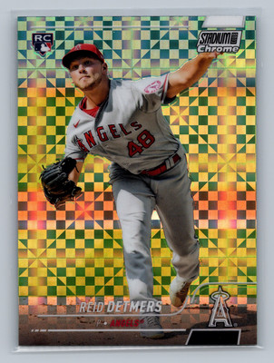 2022 Stadium Club Chrome #208 Reid Detmers X-Fractor Rookie