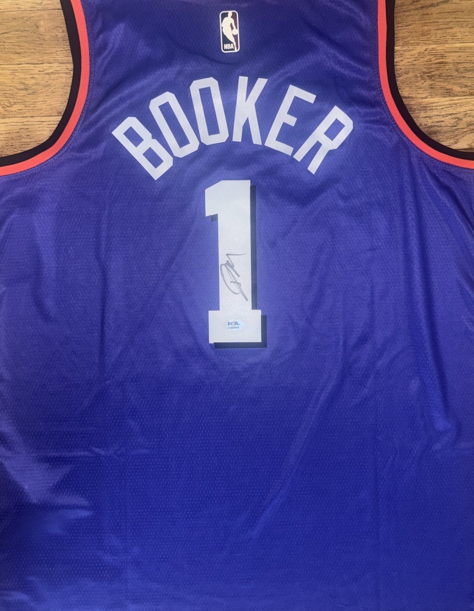 Devin Booker Autographed Signed Phoenix Suns Nike Jersey PSA/DNA COA 