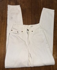 Levis 512 Womens Jeans sz 1 White Slim Fit Tapered Leg USA MADE Vintage EUC