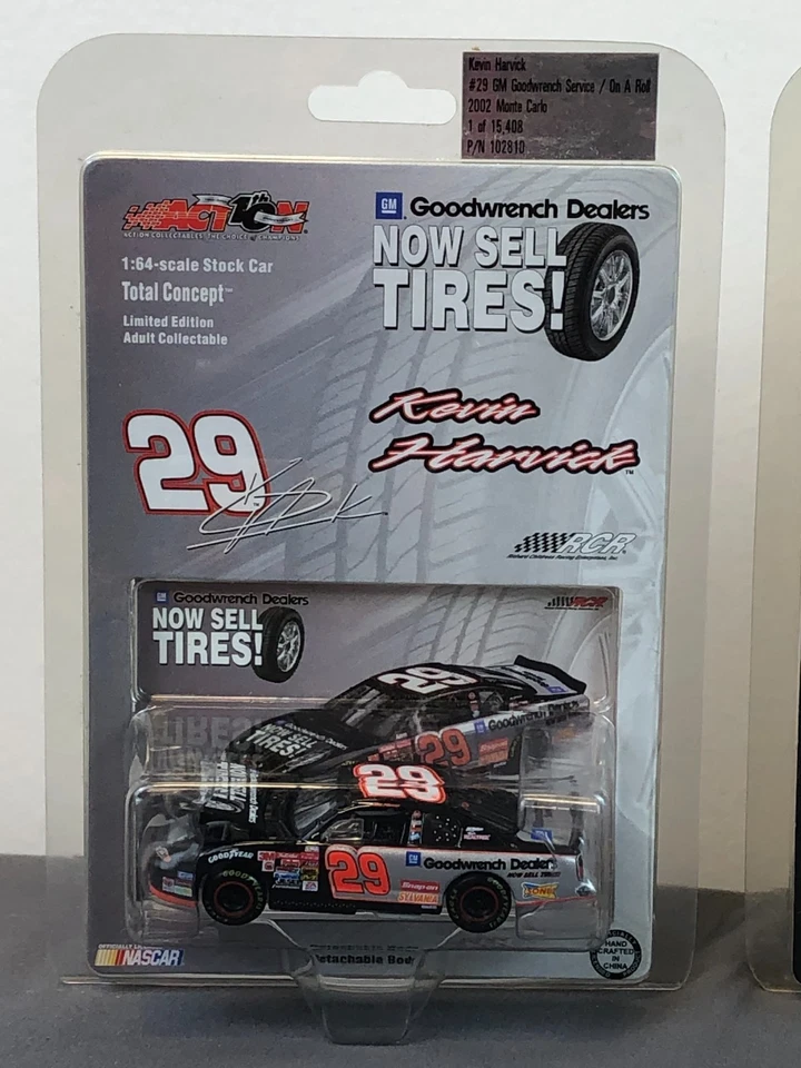 7 - ACCIÓN 1:64 Diecast Kevin Harvick E.T./Goodrewnch/Reese's/Silvania #29 + Foto 2 de 4