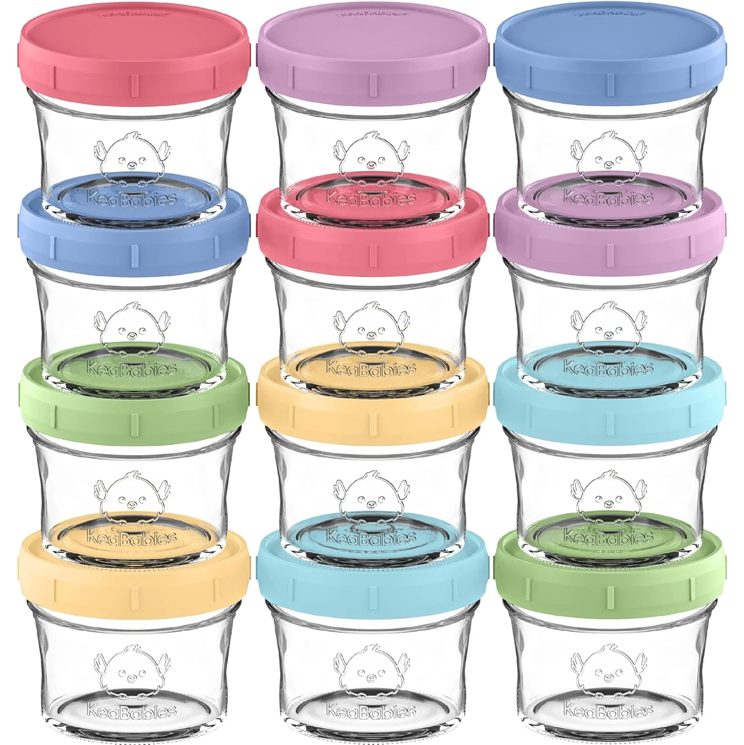 12Pk 4Oz Glass Baby Food Containers with Lids - Leak-Proof, Microwavable Small G
Opens in a new wind