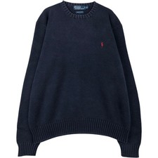 Used Ralph Lauren POLO by Ralph Lauren cotton knit sweater men's size XL equ...