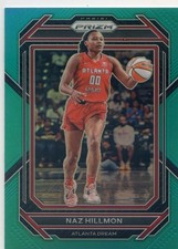 2023 Panini Prizm WNBA NAZ HILLMON #8 TEAL PRIZM #32/49 DREAM