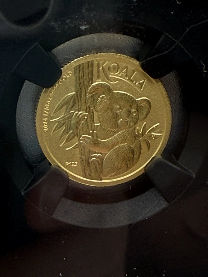 Koala Australia Oro 1/10 Ozt 2024 G$15 NGC MS 10 Grado Perfecto Envío Gratis Foto 3 de 3