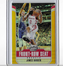 2018-19 Contenders Optic Basketball Gold James Harden 07/10 Front Row SP Mint