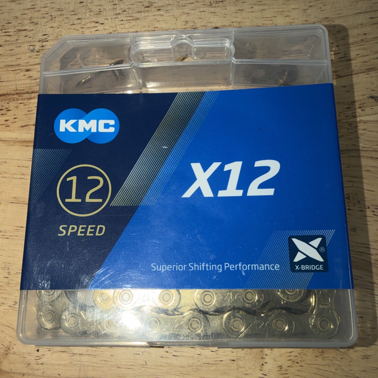 KMC X12 Ti-N Gold 12-Speed Chain w/ Master Link