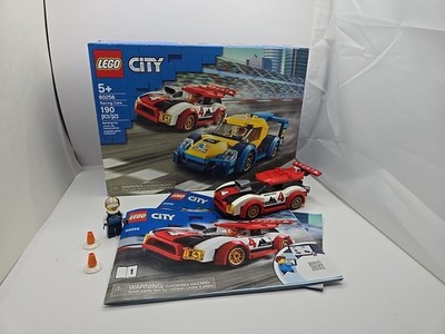 LEGO City  Racing Cars (60256)  Red Car Complete No Blue Car Free Shipping. 