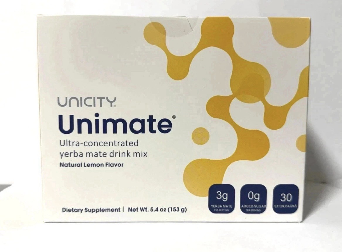 Unicity Unimate Lemon Flavor Packs - 30 Counts - Expiry 10/27 | eBay