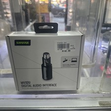 Shure MVX2U XLR-to-USB Digital Interface with Headphone Jack, Integrated Pre-amp
