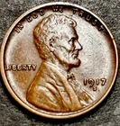AU 1917-S 1C Lincoln Wheat Cent Actual Coin Check My Other Wheat Pennies