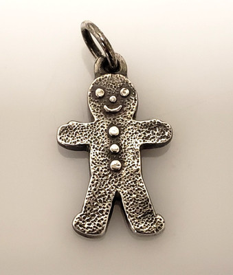 James Avery Sterling Silver Gingerbread Boy Christmas Charm