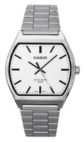 Casio Standard Analog Edelstahl WeißEs Zifferblatt Quarz MTP-B140D-7A Herrenuhr