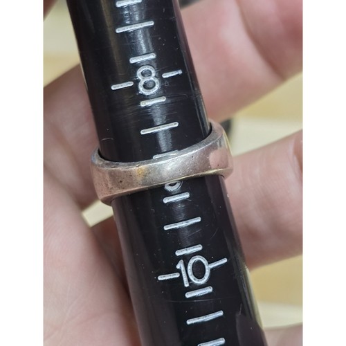 Vintage Sterling Silver 925 Turquoise Ring Size 9 Handmade - Picture 5 of 11