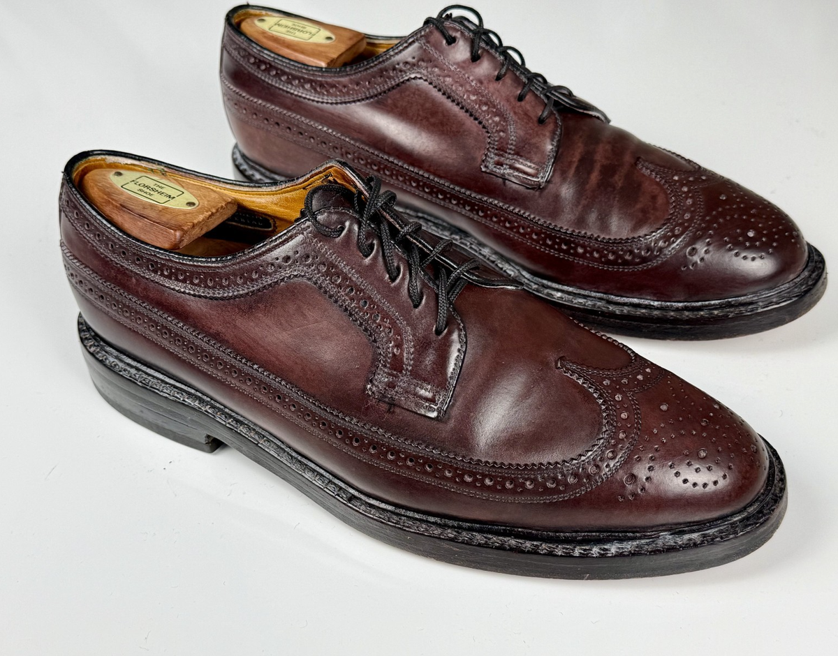 SHELL CORDOVAN Florsheim Imperial Longwing Shoes Men 7.5 E w