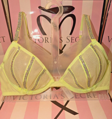 Victoria's Secret Bra Very Sexy 32B Bling Limelight