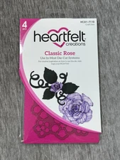 Heartfelt Creations Classic Rose Craft Dies HCD1-7110 4pc Floral Cutting Metal