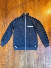 Rare Adidas Obyo KZK Kazuki Men's Utility Zip-up Jacket Black (6 Pockets) - M