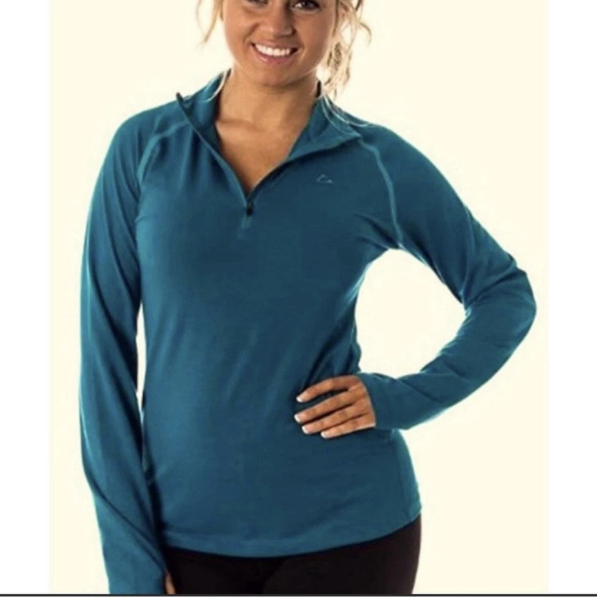 Paradox DriRelease Merino Blend 1/4 Zip Pullover Top Base Layer Women’s Medium