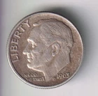 1963-D ROOSEVELT DIME 10¢ DENVER 90% SILVER COIN UNITED STATES MINT