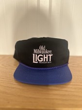 Old Milwaukee Beer Trucker Hat Mesh Snapback ...
