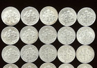 ROOSEVELT DIME~90% Silver~ROLL LOT of 50~1962-63-64 P-D MINT)~EF-NEAR-UNC. READ! — photo 7