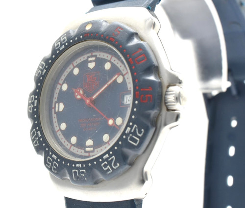 [EXC+4] TAG Heuer WA1210 Formula1 Professional Blue Dial Quartz Men's Watch JP
