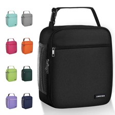 Lovoeo Lunch box bag for men women Insulated Lunchbox Large, Black