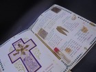 Holy Land Mementos-A 1958 Card With Items from The Holy Land — photo 3