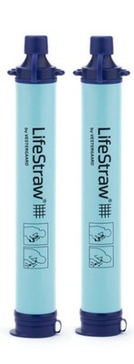 LifeStraw Personal Water Filter 2 Pack Blue