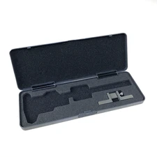 Depth Gauge Base T-Bar and CASE for Dial/Digital Calipers Fits Starrett Mitutoyo