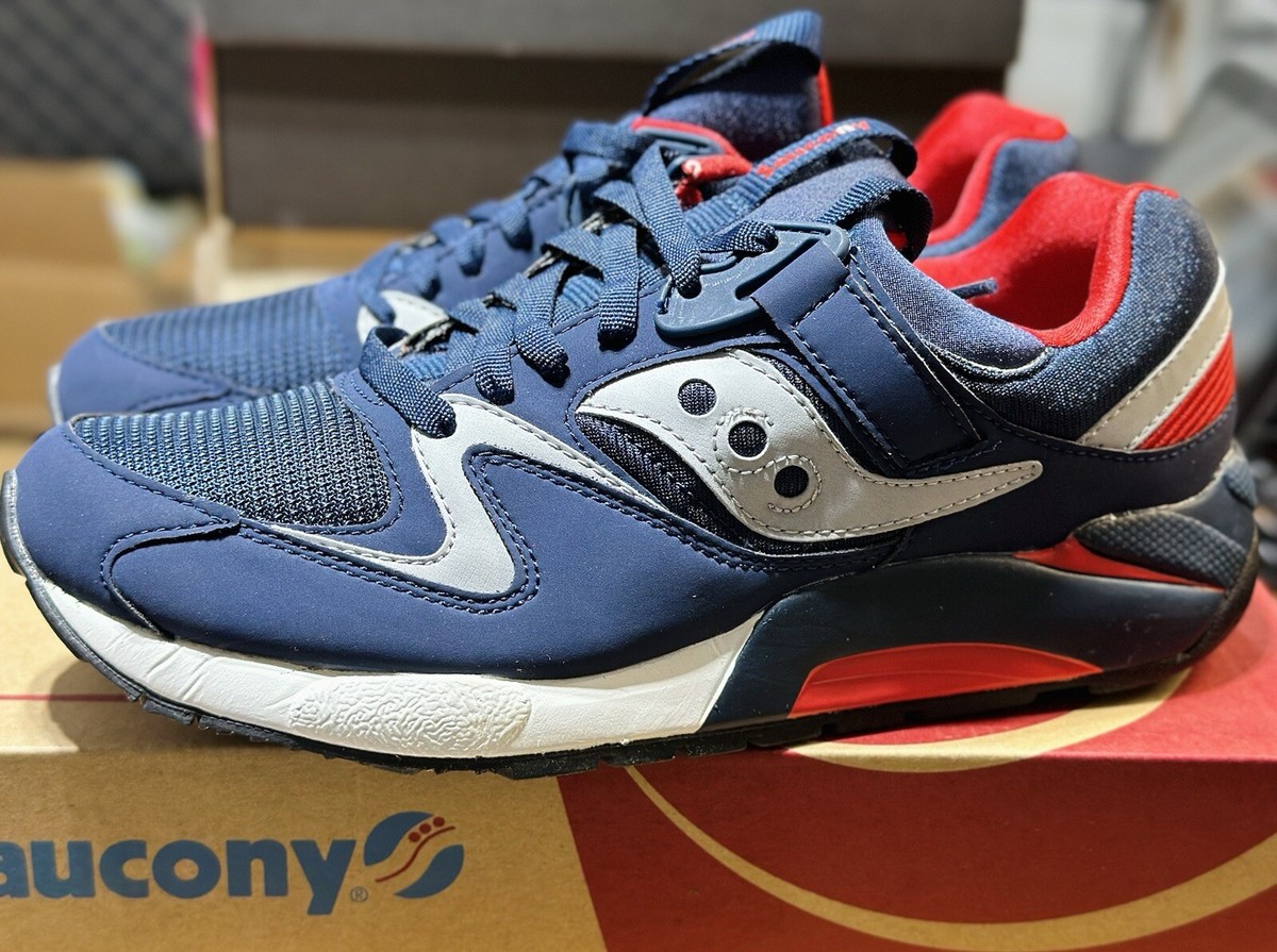 Saucony Progrid Saucony Grid 9000 Navy Grey Red Saucony Omni Mens
