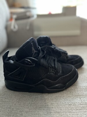 Size 6 - Jordan 4 Retro Mid Black Cat 2019 | eBay