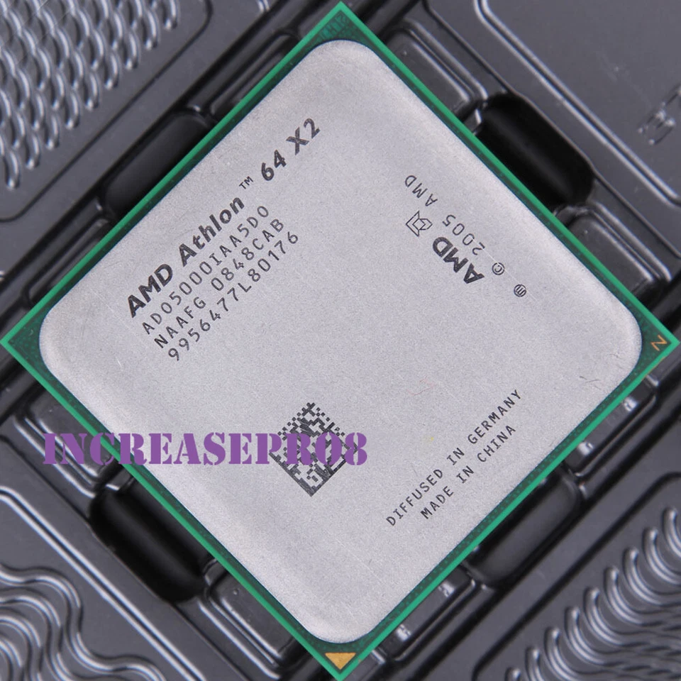 AMD Athlon 64 X2 5000+ ADO5000IAA5DO Processor 2.6GHz Socket AM2 CPU 65W 1000MHz - Image 3 of 4