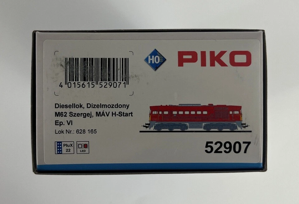 PIKO 52907 H0 DC M62 Diesellok Ep. VI H-START