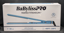 BaBylissPRO - Nano Titanium - Ultra-Thin Flat Iron - 1"/25 - 450F/230c - NOB