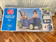 step2 wagon for two plus blue