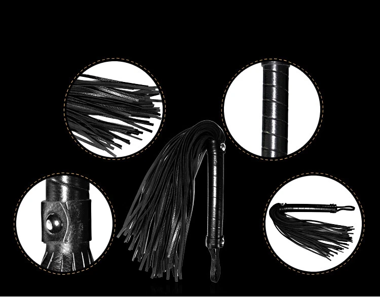 Fetish Fantasy Bondage Set with Deluxe Black Rocket silicone Vibrator, BDSM Kit - Image 3 of 4