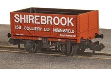 Peco NR-7007P 7 Plank Mineral Wagon Shirebrook Colliery Ltd Mansfield 159 T48Pos