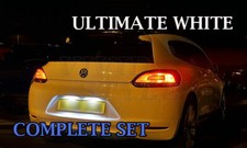 2x For VW SCIROCCO MK3 NUMBER PLATE LED LIGHT BULBS NO ERROR- XENON WHITE