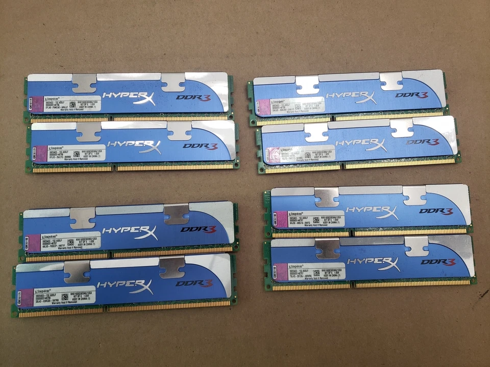 4GB KINGSTON KHX1600C9D3K6/12GX HYPERX (2X2GB) DDR3 GAMING DESKTOP RAM / C3-9 - Image 2 of 4