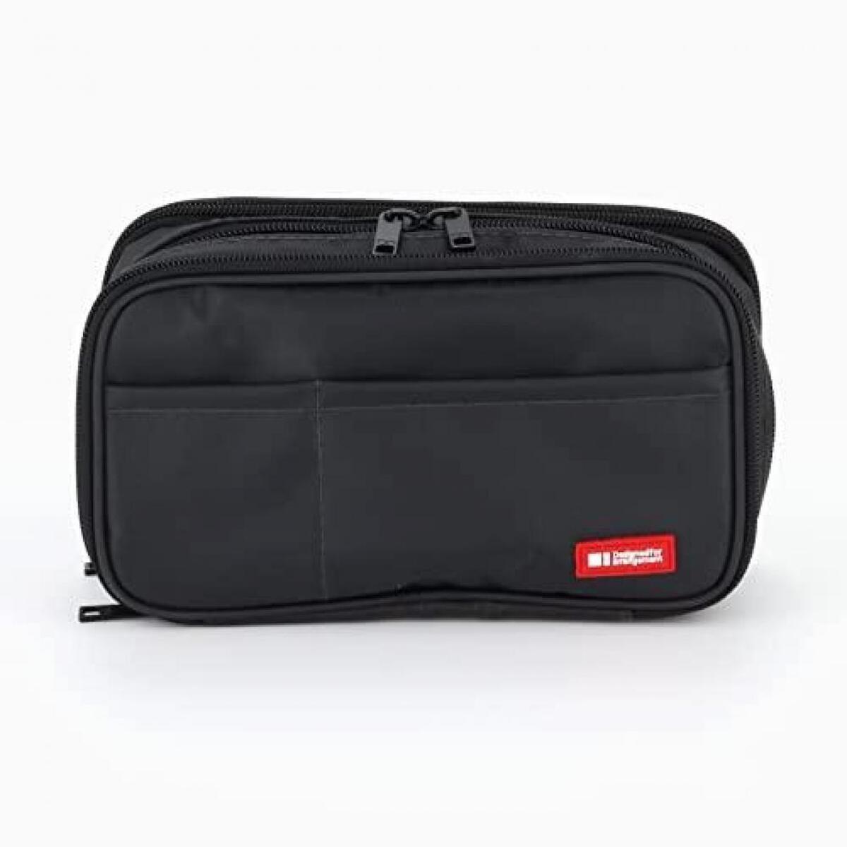 Lihit Lab pen case book type Triple A7556-24 black Japan New Lihit Lab pen case book type Triple A7556-24 black Japan New