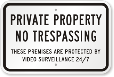 #ad #ad Private Property No Trespassing Sign Weatherproof Aluminum 8quot;x12quot; $14.99