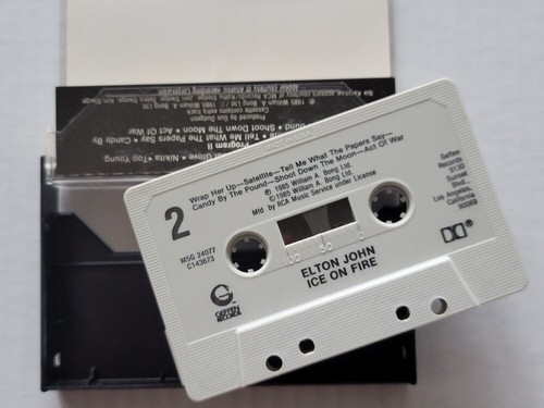 Elton John Ice on Fire Cassette Tape 1985 - Picture 4 of 4