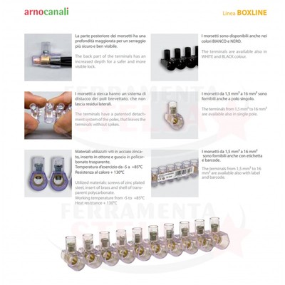 100 Morsetti A Stecche Per Cavi Elettrici - Trasparenti, Isolanti, Per Cavi Fino A 10mm - Foto 8