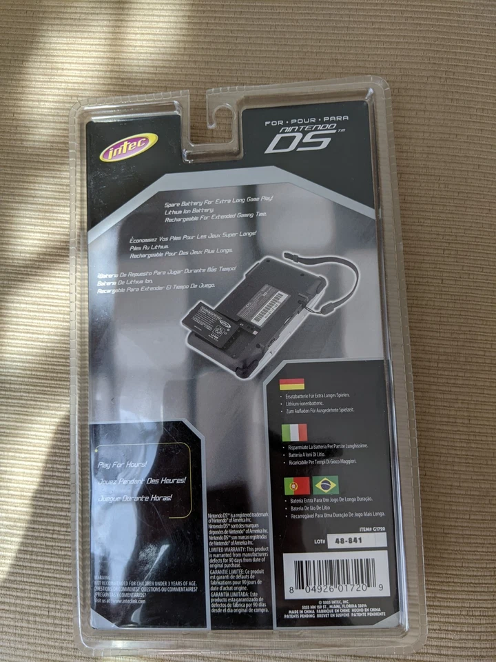 Intec Power Pro for Nintendo DS Lite - Battery & Hand Screwdriver - Image 2 of 2